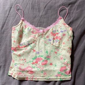 Floral tank top